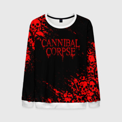 Мужской свитшот 3D Cannibal Corpse красные черепа