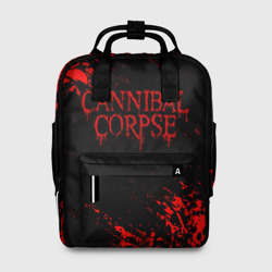 Женский рюкзак 3D Cannibal Corpse красные черепа