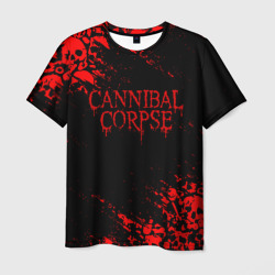 Cannibal Corpse красные черепа – Футболка с принтом купить со скидкой в -26%