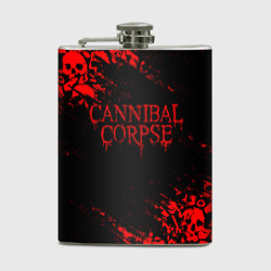 Фляга Cannibal Corpse красные черепа