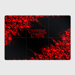 Магнитный плакат 3Х2 Cannibal Corpse красные черепа