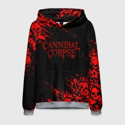 Мужская толстовка 3D Cannibal Corpse красные черепа