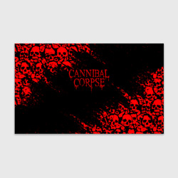 Бумага для упаковки 3D Cannibal Corpse красные черепа