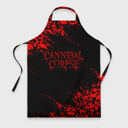 Фартук 3D Cannibal Corpse красные черепа