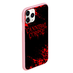 Чехол для iPhone 11 Pro матовый Cannibal Corpse красные черепа - фото 2