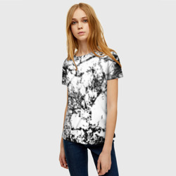 Женская футболка 3D Эффект линогравюры - фото 2