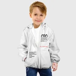 Детская куртка 3D NASA белая форма НАСА white uniform - фото 2
