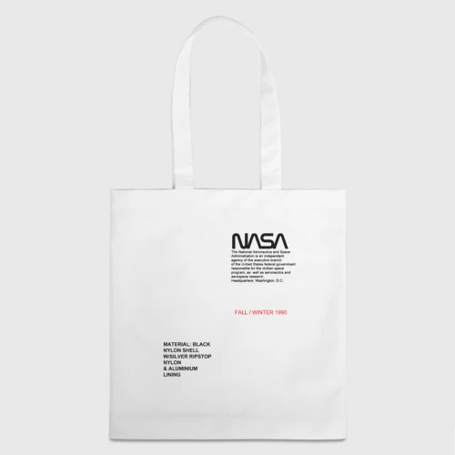 Шоппер 3D NASA белая форма НАСА white uniform