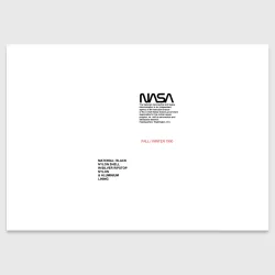 Поздравительная открытка NASA белая форма НАСА white uniform