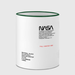 Кружка с полной запечаткой NASA белая форма НАСА white uniform - фото 2