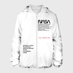 Мужская куртка 3D NASA белая форма НАСА white uniform