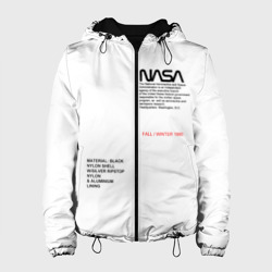 Женская куртка 3D NASA белая форма НАСА white uniform