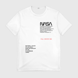 Мужская футболка 3D NASA белая форма НАСА white uniform