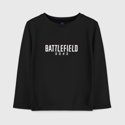 Детский лонгслив хлопок Battlefield 2042 logo glitch