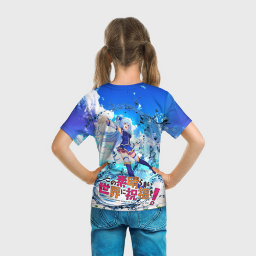 Детская футболка 3D Aqua Beach, цвет 3D печать - фото 6