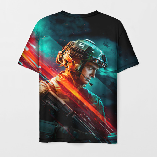 Мужская футболка 3D Battlefield 2042 game art, цвет 3D печать - фото 2