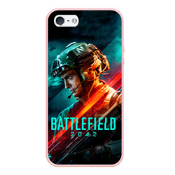 Чехол для iPhone 5/5S матовый Battlefield 2042 game art