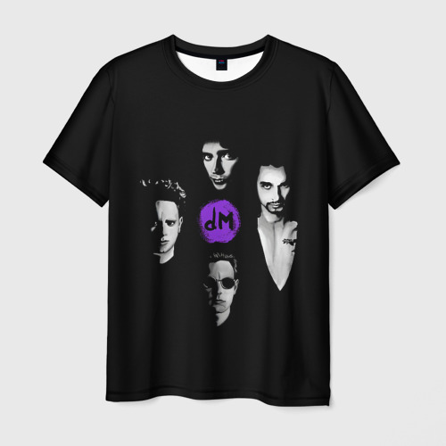 Мужская футболка 3D Depeche mode band, цвет 3D печать