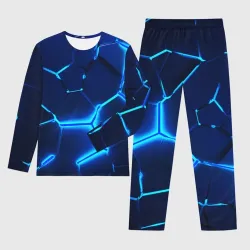 Мужской костюм для дома 3D 3D плиты neon steel неоновые плиты
