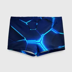 Детские купальные плавки 3D 3D плиты neon steel неоновые плиты