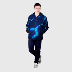 Мужская куртка 3D 3D плиты neon steel неоновые плиты - фото 2