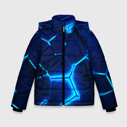 Зимняя куртка для мальчиков 3D 3D плиты neon steel неоновые плиты