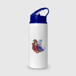 Бутылка для воды с трубочкой Aqua Meg