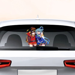 Наклейка на авто - для заднего стекла Aqua Meg