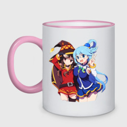 Кружка двухцветная Aqua Meg