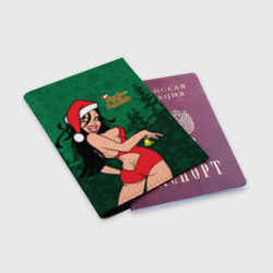 Обложка для паспорта матовая кожа Jingle Bell Club - фото 2