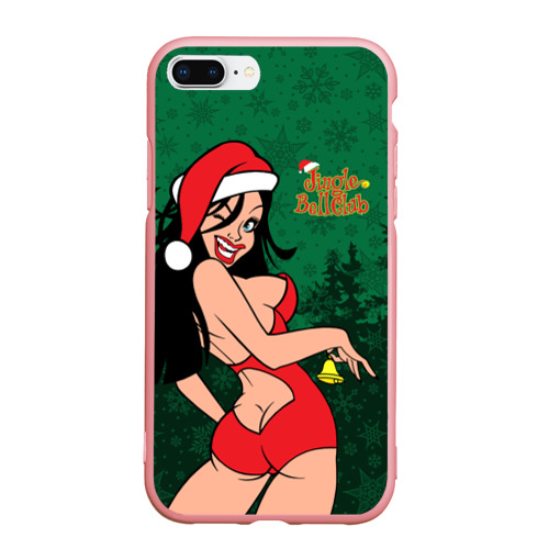 Чехол для iPhone 7Plus/8 Plus матовый Jingle Bell Club, цвет баблгам