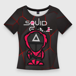 Женская футболка 3D Slim Squid game black