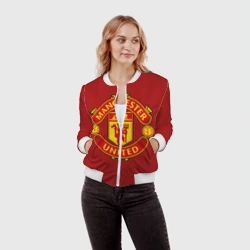 Женский бомбер 3D Manchester United F.C - фото 2