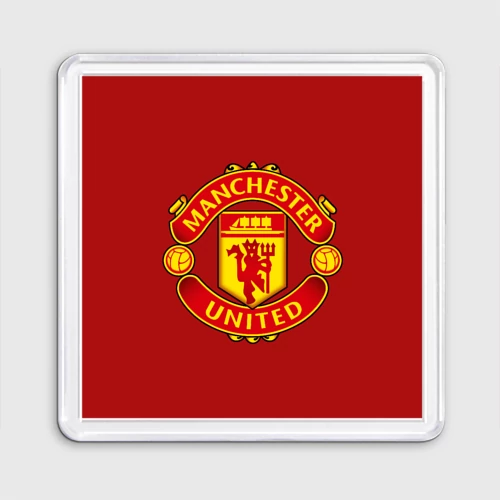 Магнит 55*55 Manchester United F.C