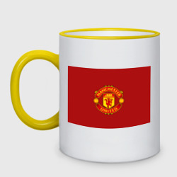 Кружка двухцветная Manchester United F.C