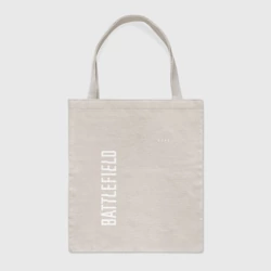 Шоппер BioNature Battlefield 2042 белый логотип