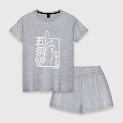 Женская пижама с шортиками хлопок Знак Итадори сукуна Jujutsu Kaisen