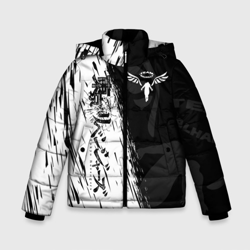 Зимняя куртка для мальчиков 3D Токийские мстители: Walhalla клан, цвет черный