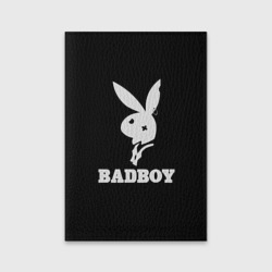 Обложка для паспорта матовая кожа Bad boy кролик нефор