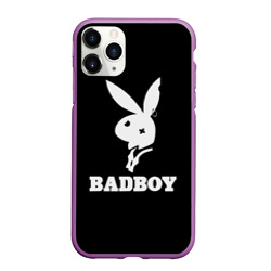 Чехол для iPhone 11 Pro Max матовый Bad boy кролик нефор