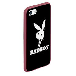 Чехол для iPhone 5/5S матовый Bad boy кролик нефор - фото 2