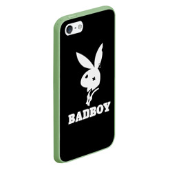 Чехол для iPhone 5/5S матовый Bad boy кролик нефор - фото 2