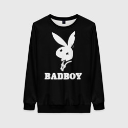 Женский свитшот 3D Bad boy кролик нефор