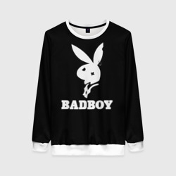 Женский свитшот 3D Bad boy кролик нефор