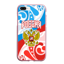 Чехол для iPhone 7Plus/8 Plus матовый Россия! Герб
