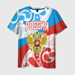 Мужская футболка 3D Россия! Герб
