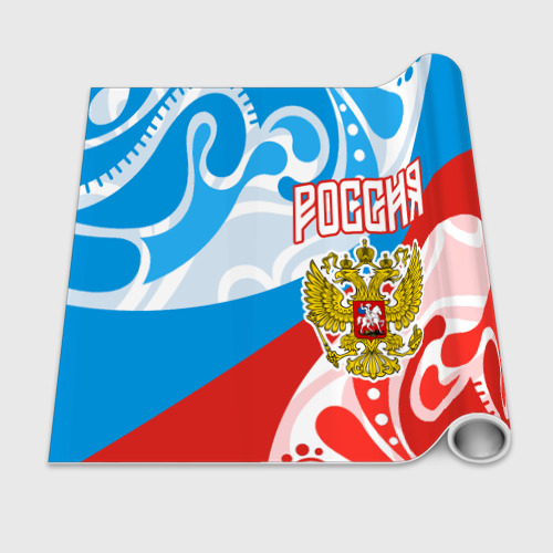 Бумага для упаковки 3D Россия! Герб - фото 2