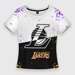 Женская футболка 3D Slim Коби Брайант Los Angeles Lakers,