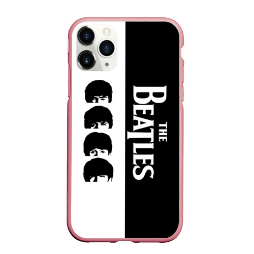 Чехол для iPhone 11 Pro Max матовый The Beatles черно - белый партер, цвет баблгам