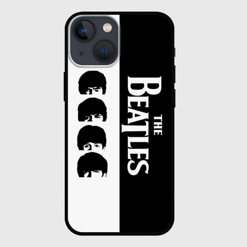 Чехол для iPhone 13 mini The Beatles черно - белый партер